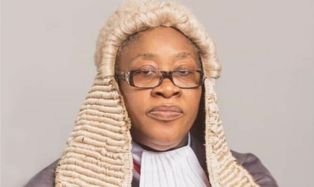 Photo of the Chief Judge of Akwa Ibom State, Justice Ekaete Obot